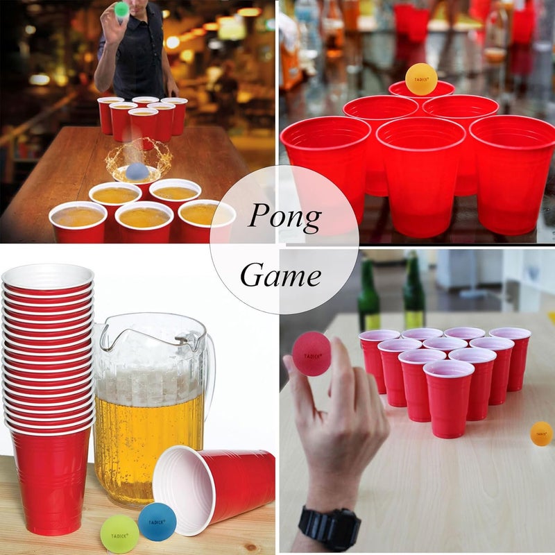 TADICK 50 Pack Ping Pong Balls Assorted Color Washable Plastic Table Tennis Ball - Image 4